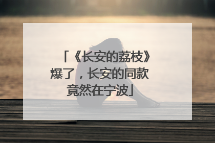 《长安的荔枝》爆了，长安的同款竟然在宁波