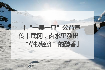 “一县一品”公益宣传丨武冈：卤水里熬出“草根经济”的醇香