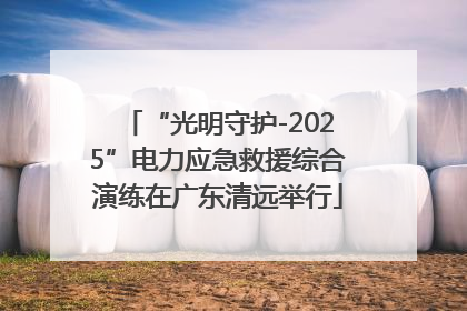 “光明守护-2025”电力应急救援综合演练在广东清远举行
