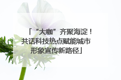 “大咖”齐聚海淀！共话科技热点赋能城市形象宣传新路径