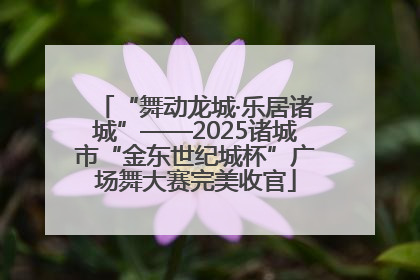 “舞动龙城·乐居诸城”——2025诸城市“金东世纪城杯”广场舞大赛完美收官