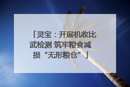 灵宝：开展机收比武检测 筑牢粮食减损“无形粮仓”