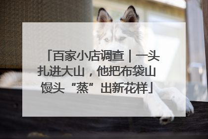 百家小店调查｜一头扎进大山，他把布袋山馒头“蒸”出新花样