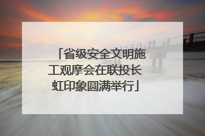省级安全文明施工观摩会在联投长虹印象圆满举行