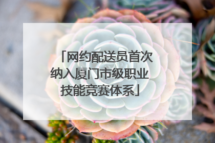 网约配送员首次纳入厦门市级职业技能竞赛体系