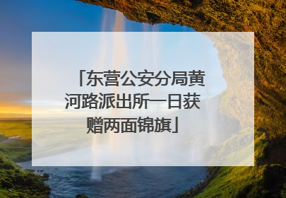 东营公安分局黄河路派出所一日获赠两面锦旗