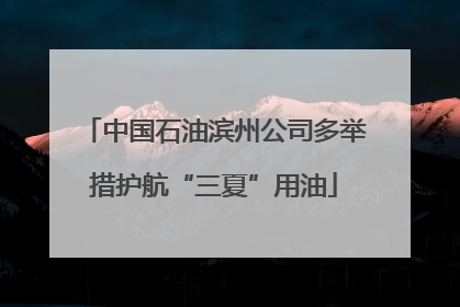 中国石油滨州公司多举措护航“三夏”用油