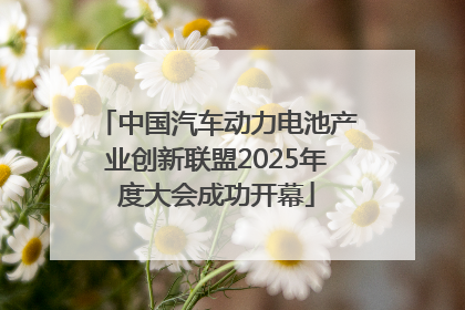 中国汽车动力电池产业创新联盟2025年度大会成功开幕
