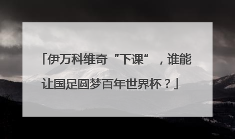 伊万科维奇“下课”，谁能让国足圆梦百年世界杯？