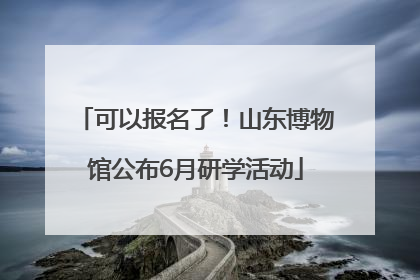 可以报名了！山东博物馆公布6月研学活动