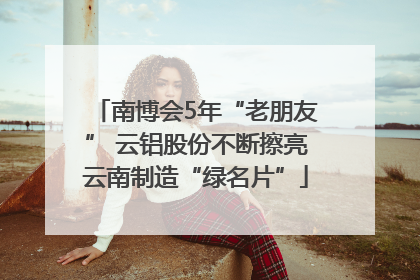 南博会5年“老朋友” 云铝股份不断擦亮云南制造“绿名片”