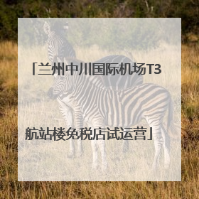 兰州中川国际机场T3航站楼免税店试运营