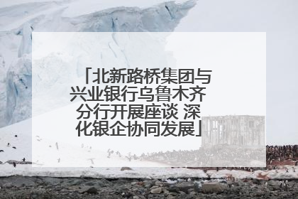 北新路桥集团与兴业银行乌鲁木齐分行开展座谈 深化银企协同发展