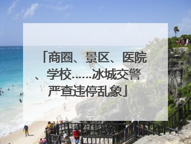 商圈、景区、医院、学校……冰城交警严查违停乱象