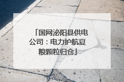 国网泌阳县供电公司：电力护航夏粮颗粒归仓