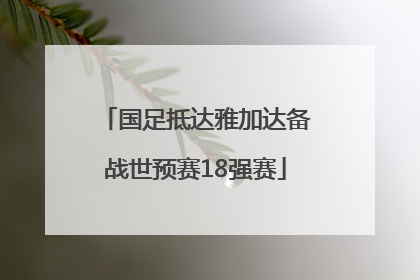 国足抵达雅加达备战世预赛18强赛