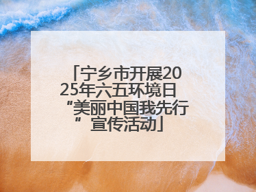 宁乡市开展2025年六五环境日“美丽中国我先行”宣传活动