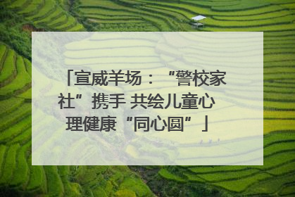 宣威羊场：“警校家社”携手 共绘儿童心理健康“同心圆”
