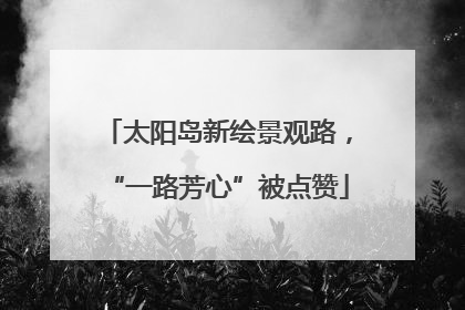 太阳岛新绘景观路，“一路芳心”被点赞