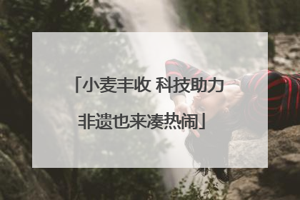 小麦丰收 科技助力 非遗也来凑热闹