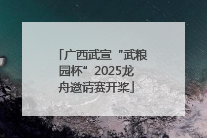 广西武宣“武粮园杯”2025龙舟邀请赛开桨
