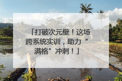 打破次元壁！这场跨系统实训，助力“满格”冲刺！