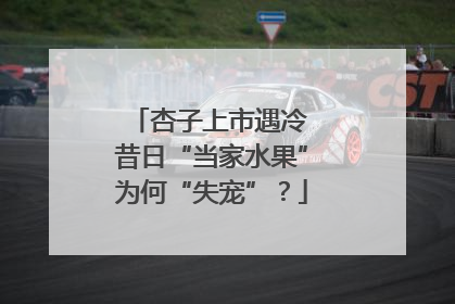杏子上市遇冷 昔日“当家水果”为何“失宠”？