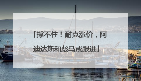 撑不住！耐克涨价，阿迪达斯和彪马或跟进
