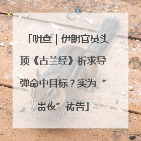 明查｜伊朗官员头顶《古兰经》祈求导弹命中目标？实为“贵夜”祷告