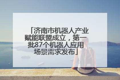 济南市机器人产业赋能联盟成立，第一批87个机器人应用场景需求发布