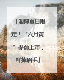淄博夏日限定！“六月黄”提前上市，鲜掉眉毛