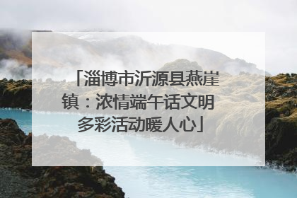 淄博市沂源县燕崖镇：浓情端午话文明 多彩活动暖人心