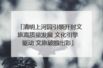 清明上河园引领开封文旅高质量发展 文化引擎驱动 文旅破圈出彩