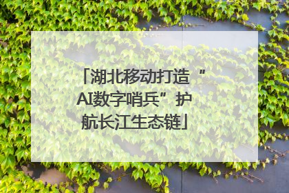 湖北移动打造“AI数字哨兵”护航长江生态链