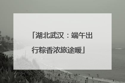 湖北武汉：端午出行粽香浓旅途暖