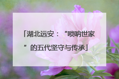 湖北远安：“唢呐世家”的五代坚守与传承