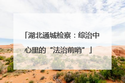 湖北通城检察：综治中心里的“法治前哨”