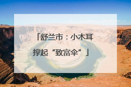 舒兰市：小木耳撑起“致富伞”