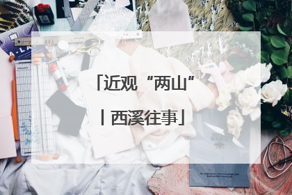 近观“两山”丨西溪往事