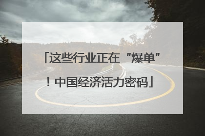 这些行业正在“爆单”！中国经济活力密码
