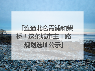 连通北仑霞浦和柴桥！这条城市主干路规划选址公示