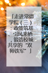 走进常德学院（三）：政策筑基、引凤来栖，锻造校城共享的“双师铁军”