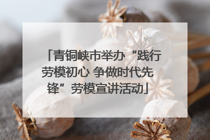 青铜峡市举办“践行劳模初心 争做时代先锋”劳模宣讲活动