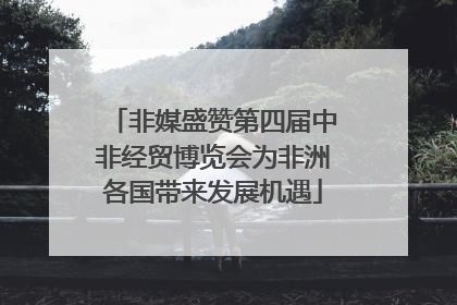 非媒盛赞第四届中非经贸博览会为非洲各国带来发展机遇