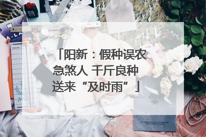 阳新：假种误农急煞人 千斤良种送来“及时雨”