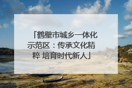 鹤壁市城乡一体化示范区：传承文化精粹 培育时代新人
