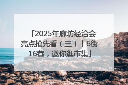 2025年廊坊经洽会亮点抢先看（三）丨6街16巷，邀你逛市集