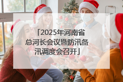 2025年河南省总河长会议暨防汛备汛调度会召开